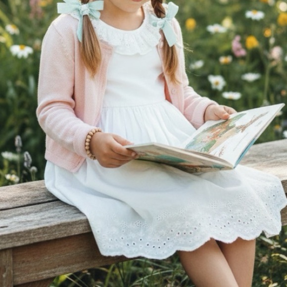 Tahari Other - Tahari White Embroidered Dress
